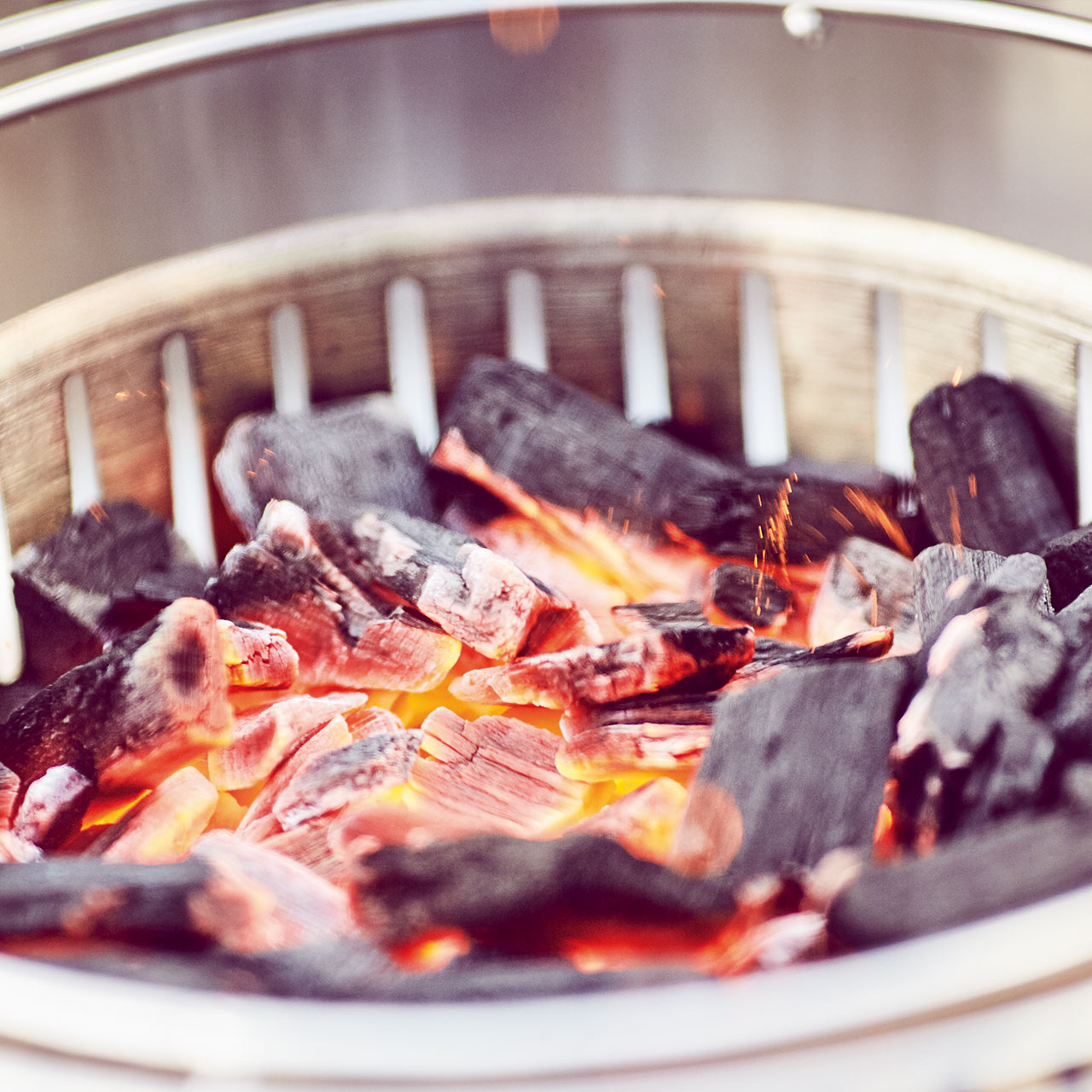 Tischgrillkohle-Grill